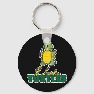 Chaveiro Turtle Lover   Eu Gosto De Tartarugas