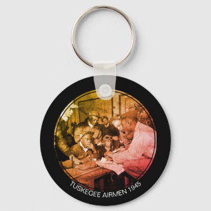 Chaveiro TUSKEGEE AIRMEN personalizados 1945