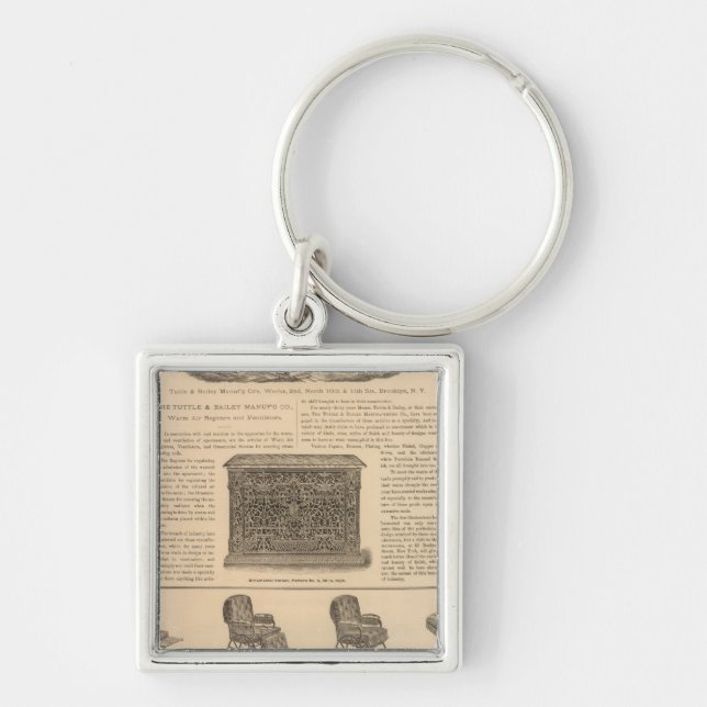 Chaveiro Tuttle and Bailey Manufacturing Company (Frente)