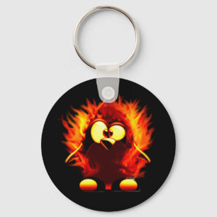 Chaveiro Tux Flaming (Tocha Penguin)