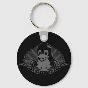 Chaveiro Tux Penguin - (Linux, Open Source, Copyleft, FSF)