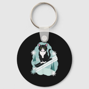 Chaveiro Tuxedo Gatos E Ventiladores Desportivos De Inverno