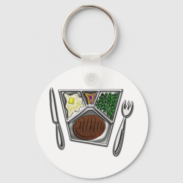Chaveiro TV Dinner Knife and Spork (Frente)