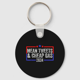 Chaveiro Tweets Médios E Gás Barato Engraçado 2024 Pro Trum