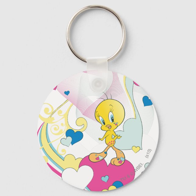 Chaveiro Tweety On Heart (Frente)