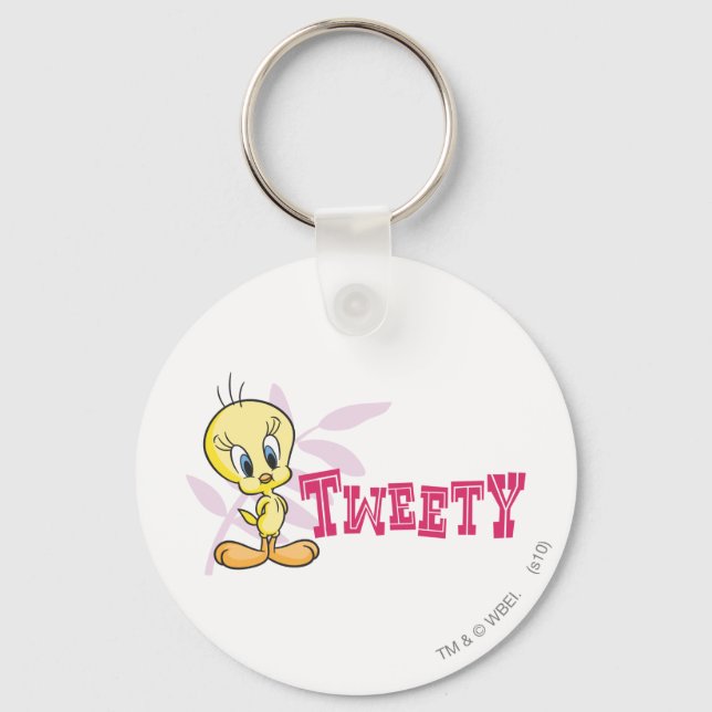 Chaveiro Tweety "Tweety" rosa (Frente)