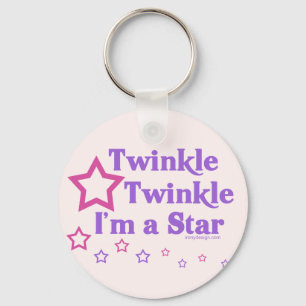 Chaveiro Twinkle Twinkle Eu sou uma Estrela