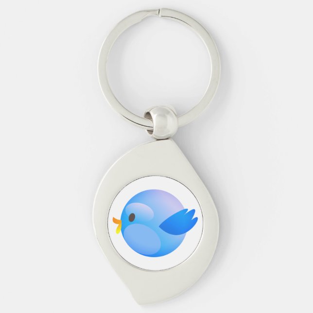 Chaveiro Twitter, Tweet, Pássaro (Frente)