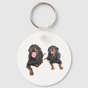 Chaveiro two rottweilers,