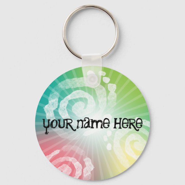 Chaveiro Tye-Dye Design (Frente)