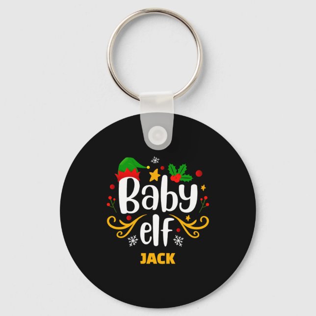 Chaveiro Tygraphy Baby Elf Fun Family Matching Baby  (Frente)