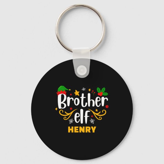 Chaveiro Tygraphy Brother Elf Fun Family Matching  (Frente)