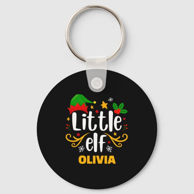Chaveiro Tygraphy Little Elf Fun Family Matching  (Frente)