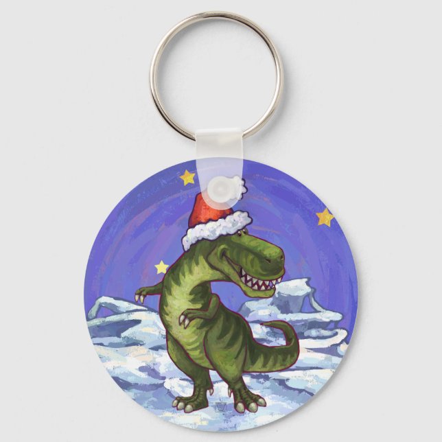 Chaveiro Tyrannosaurus Christmas (Frente)