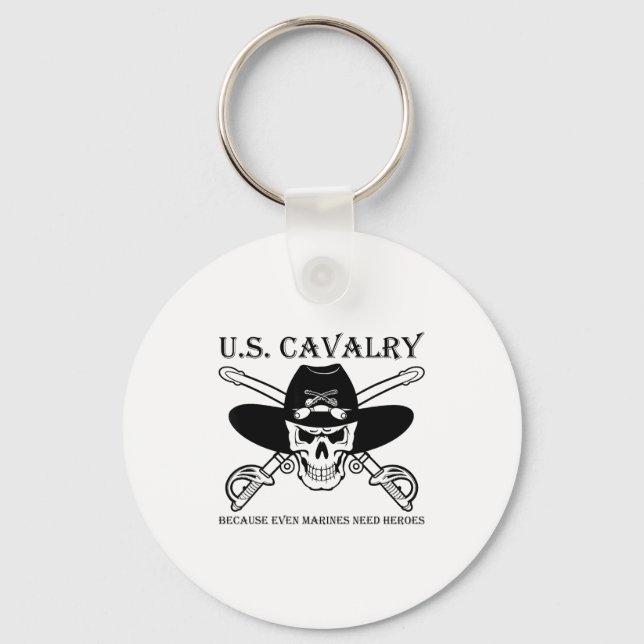 Chaveiro U.s. Cavalry Because Even Marines Need Heroes Funn (Frente)