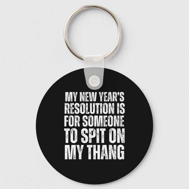 Chaveiro Ual Innuendo Funny Offensive Adult Humor New Years (Frente)