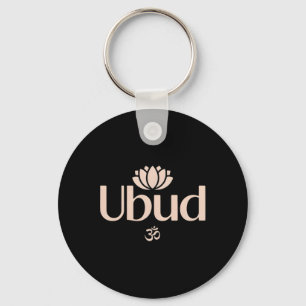 Chaveiro Ubud Li Aum Om Meditação Flor de Lótus Espiritual