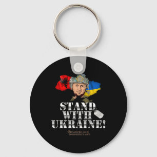 Chaveiro Ucrânia Alnia Volodymyr Zelensky Apoie A Ucrânia