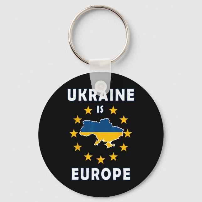 Chaveiro Ucrânia É Europa  (Frente)
