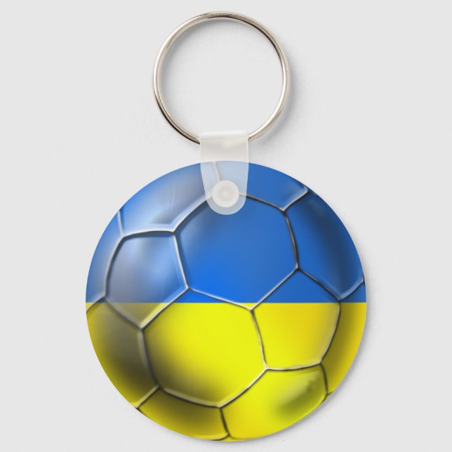 Chaveiro Ucrânia Euro 2012 e Brasil 2014 Futebol mundial (Frente)