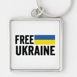 CHAVEIRO UCRÂNIA LIVRE AZUL E AMARELO
