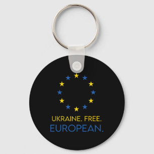 Chaveiro Ucrânia. Livre. Europeia. - Apoiar Futuro Na Europ