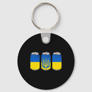 Chaveiro Ucrânia Ukraina Bandeira Pivo Ussr Lata de Cerveja