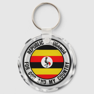 Chaveiro Uganda Round Emblem