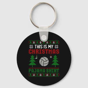 Chaveiro Ugt Xmas Sweater Voleibol Este É O Meu Natal