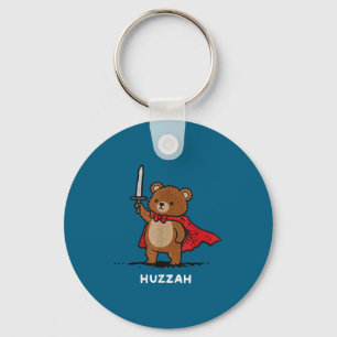 Chaveiro Uhu Cavaleiro Urso Citação Engraçada Espada Meme