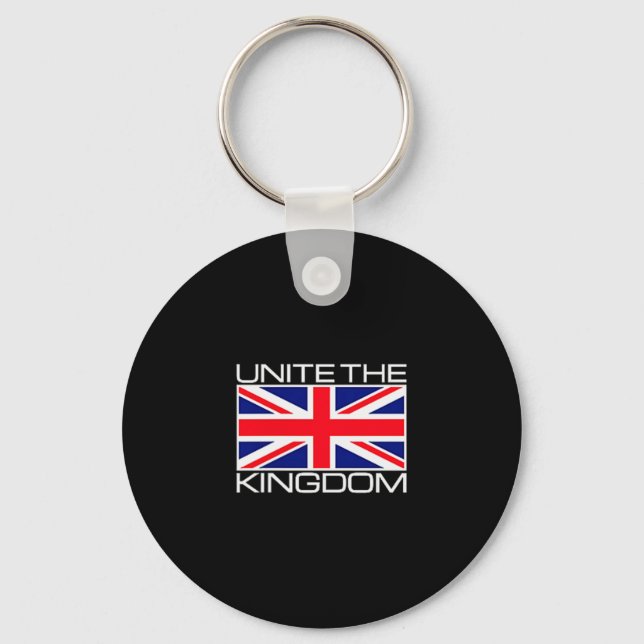 Chaveiro Uk British Union Jack Flag Unite The Kingdom  (Frente)