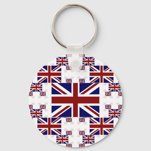 Chaveiro UK Union Jack Flag in Layers #2 (Frente)