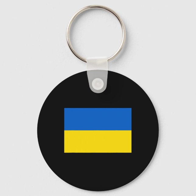 Chaveiro Ukraine Flag Design  (Frente)
