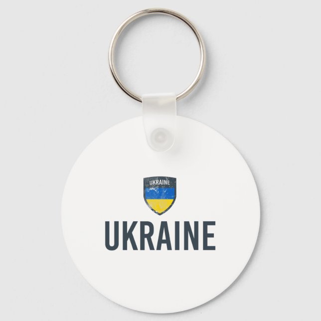 Chaveiro Ukraine Flag - Ukrainian Flag - Ukraine 1  (Frente)