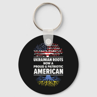 Chaveiro Ukrainian American Patriot Usa Grown Ukraine Us Fl