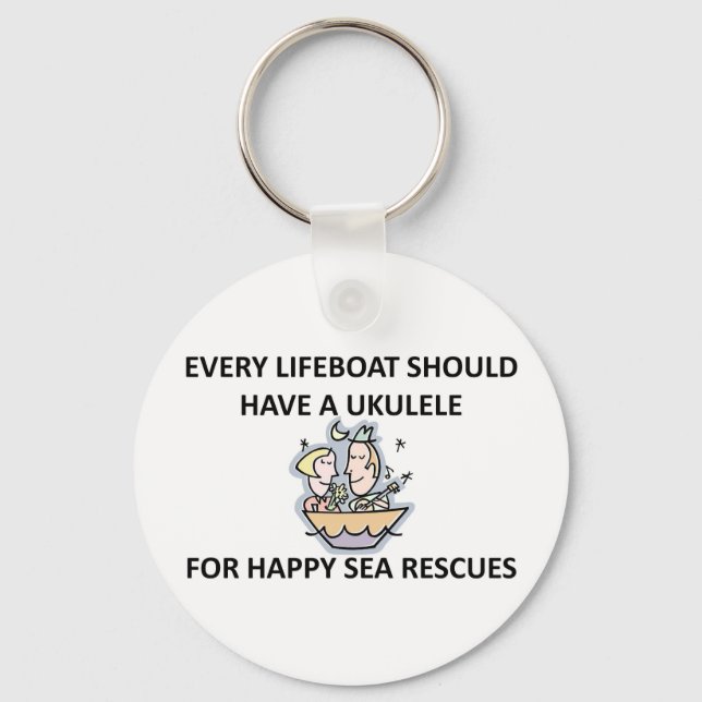 Chaveiro Ukulele Lifeboat (Frente)