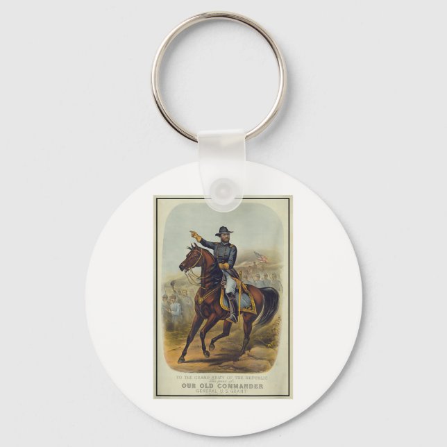 Chaveiro Ulisses S. Grant On Horseback (Frente)