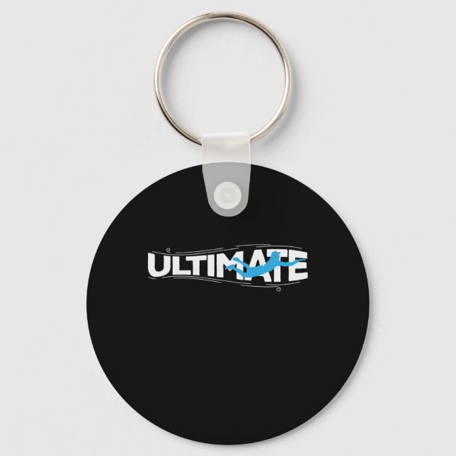 Chaveiro Ultimate Frisbee Sport am Strand (Frente)