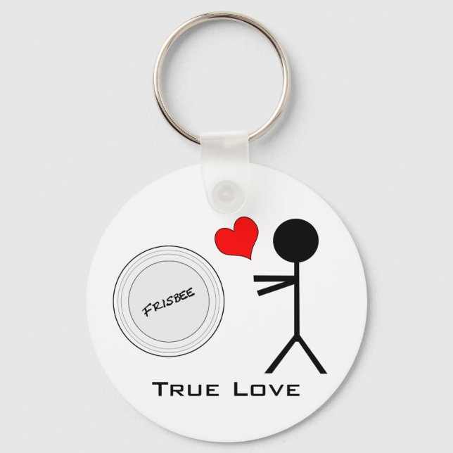 Chaveiro Ultimate Frisbee True Love (Frente)