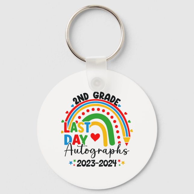 Chaveiro Último Dia De Graduação Do segundo De Autografo Da (Frente)