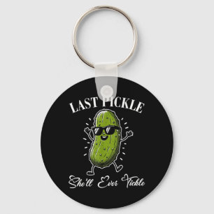 Chaveiro Último Tique de Casca de Pepino Humor de Despedida