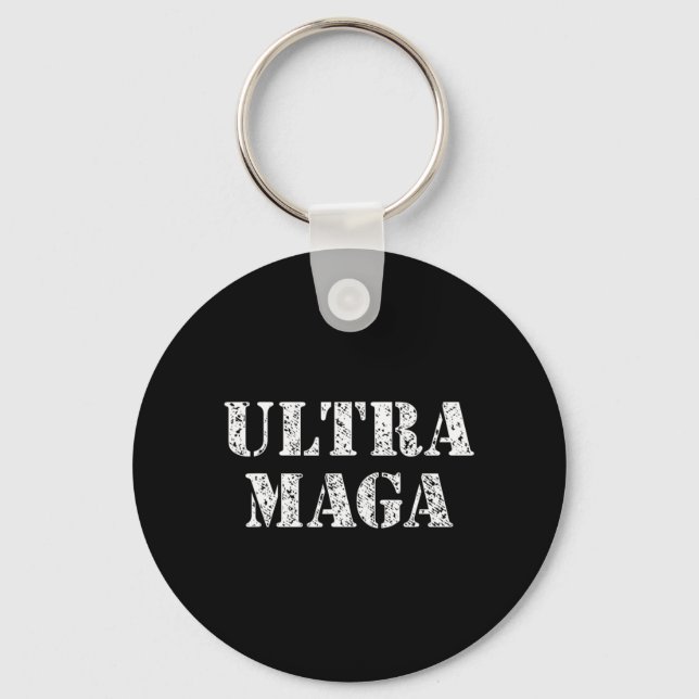 Chaveiro ULTRA MAGA Agenda Patriótica Americana (Frente)
