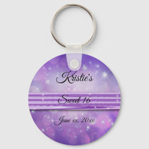 Chaveiro Ultra Violet, Doce Dezesseis, Personalizado, Favor