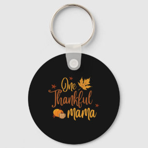 Chaveiro Um agradecimento à mamãe outono e Dia de Ação de G