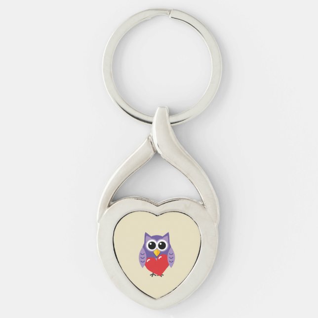Chaveiro Um Amor Coruja (Frente)