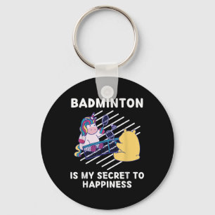 Chaveiro Um Belo Badminton Do Unicórnio É Meu Segredo Para