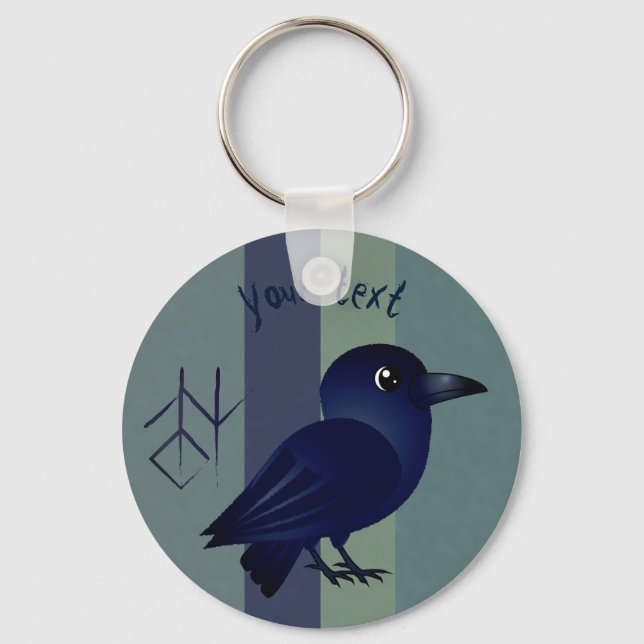 Chaveiro Um belo bravo bebê foi o símbolo da sabedoria em C (Frente)