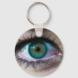Chaveiro Um belo presente de fotos surreais com olhos verde