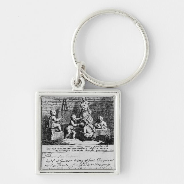 Chaveiro Um bilhete da assinatura para 'uma prostituta (Frente)