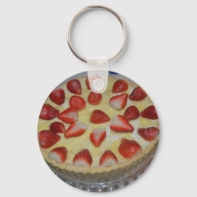 Chaveiro Um bolo de morango (Frente)